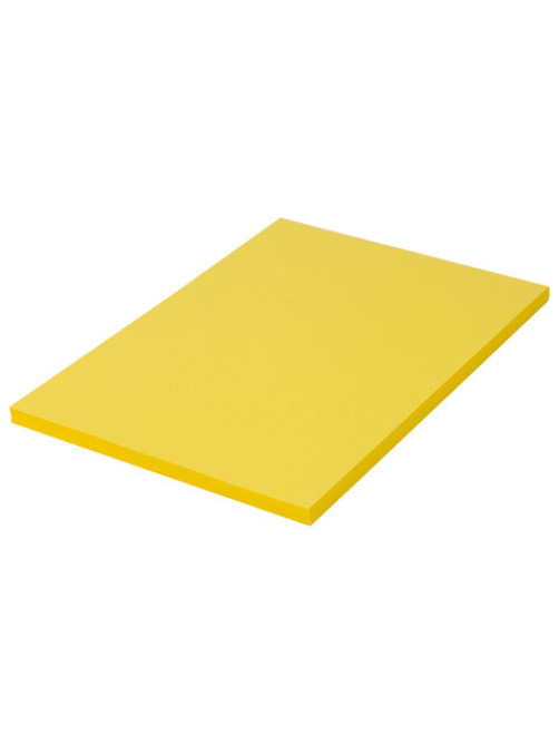 Бумага цветная BRAUBERG, А4, 80 г/м2, 100 л., интенсив, желтая, для офисной техники, 112450