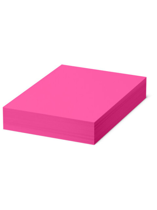 Бумага цветная CLAIREFONTAINE, А4, 80 г/м2, 500 л., неон, розовый, Франция, 2973PC