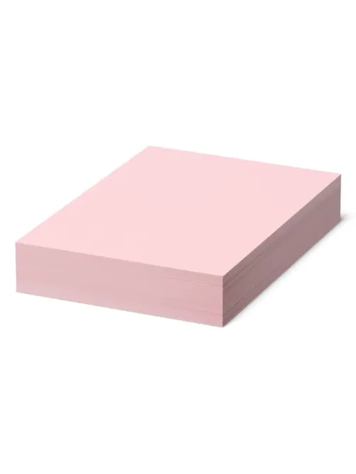 Бумага цветная BRAUBERG, А4, 80 г/м2, 500 л., пастель, розовая, для офисной техники, 115219