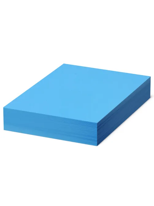Бумага цветная BRAUBERG, А4, 80 г/м2, 500 л., интенсив, синяя, для офисной техники, 115214
