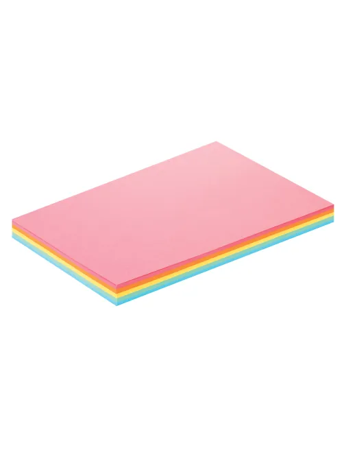 Бумага цветная BRAUBERG, А4, 80 г/м2, 100 л. (5 цветов х 20 листов), медиум, для офисной техники, 112462