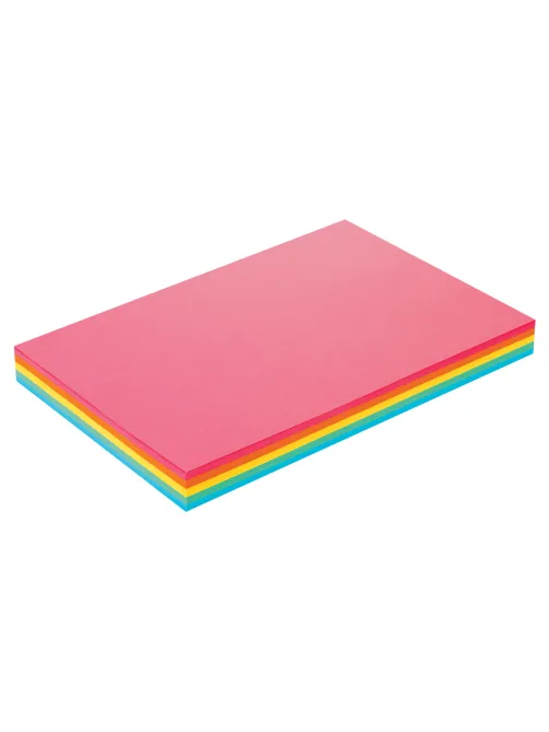 Бумага цветная BRAUBERG, А4, 80 г/м2, 250 л. (5 цветов х 50 листов), интенсив, для офисной техники, 112464