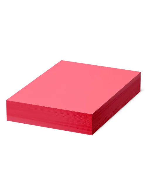 Бумага цветная BRAUBERG, А4, 80 г/м2, 500 л., интенсив, красная, для офисной техники, 115215