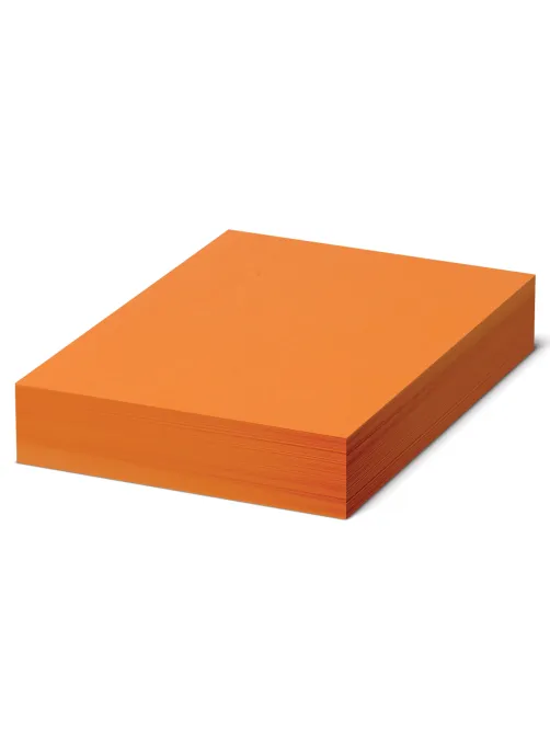 Бумага цветная BRAUBERG, А4, 80 г/м2, 500 л., интенсив, оранжевая, для офисной техники, 115217
