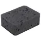 Губки для посуды 9,5х7х3,5 см, КОМПЛЕКТ 10 шт., BIG BLACK, КРУПНОПОРИСТЫЙ поролон с абразивным слоем, LAIMA, 608650