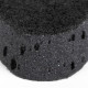 Губки для посуды 9,5х6,5х3,5 см, КОМПЛЕКТ 6 шт., OVAL BLACK, КРУПНОПОРИСТЫЙ поролон с абразивным слоем, LAIMA, 608649