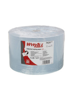 Бумага протирочная KIMBERLY-CLARK Wypall L30, 750 листов в рулоне, 23х38 см, 3-слойная, голубая, 7425