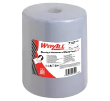 Бумага протирочная KIMBERLY-CLARK Wypall L20, 500 листов в рулоне, 33х38 см, 2-слойная, голубая, 7301