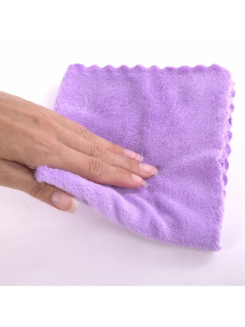 Салфетки из МИКРОФИБРЫ ПЛЮШЕВОЙ 30х30 см, КОМПЛЕКТ 20 шт., PASTEL, ассорти, 250 г/м2, LAIMA HOME, 608444