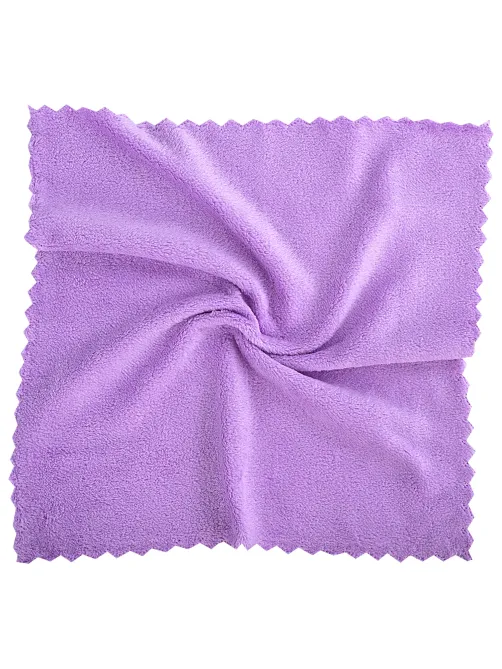 Салфетки из МИКРОФИБРЫ ПЛЮШЕВОЙ 30х30 см, КОМПЛЕКТ 10 шт., PASTEL, ассорти, 250 г/м2, LAIMA HOME, 608445