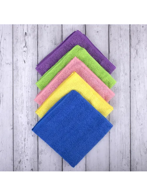 Салфетки из МИКРОФИБРЫ 30х30 см MULTI COLOUR, big pack, КОМПЛЕКТ 10 шт., 180 г/м2, LAIMA HOME, 607794
