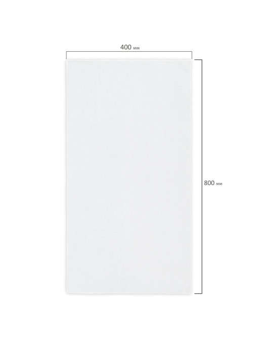 Салфетка из МИКРОФИБРЫ 40х80 см, WHITE ULTRA DENSE OVERLOCK, белая, 280 г/м2, LAIMA HOME, 608227