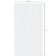 Салфетка из МИКРОФИБРЫ 40х80 см, WHITE ULTRA DENSE OVERLOCK, белая, 280 г/м2, LAIMA HOME, 608227