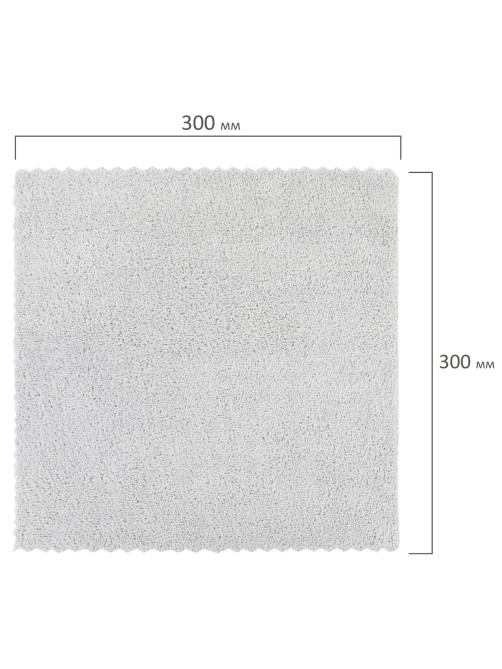 Салфетки из МИКРОФИБРЫ 30х30 см, КОМПЛЕКТ 3 шт., ULTRASONIC GREY COLOUR, 220 г/м2, LAIMA HOME, 608217