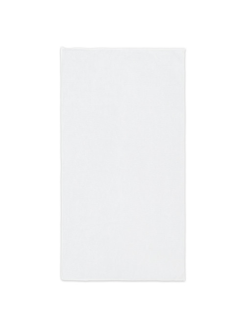 Салфетка из МИКРОФИБРЫ 50х100 см, WHITE ULTRA DENSE OVERLOCK, белая, 280 г/м2, LAIMA HOME, 608226