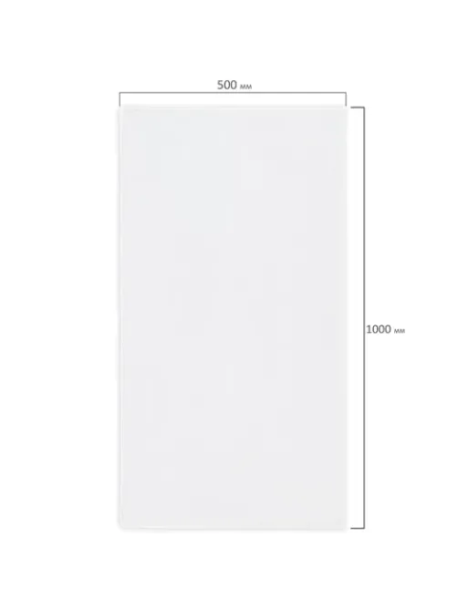 Салфетка из МИКРОФИБРЫ 50х100 см, WHITE ULTRA DENSE OVERLOCK, белая, 280 г/м2, LAIMA HOME, 608226