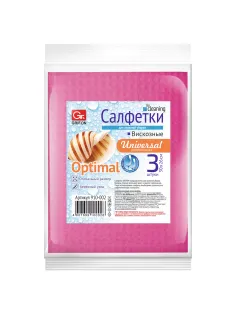 Салфетки из вискозы MINI, 30х26 см, 70 г/м2, КОМПЛЕКТ 3 шт., GRIFON, 910-002