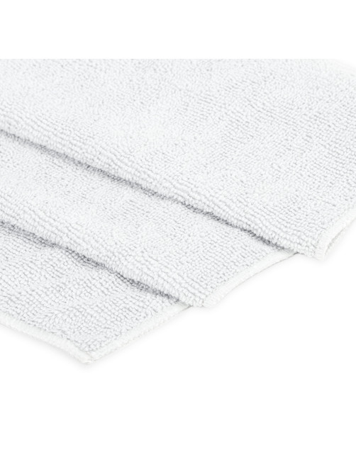 Салфетка из МИКРОФИБРЫ 50х100 см, WHITE ULTRA DENSE OVERLOCK, белая, 280 г/м2, LAIMA HOME, 608226
