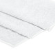 Салфетка из МИКРОФИБРЫ 50х100 см, WHITE ULTRA DENSE OVERLOCK, белая, 280 г/м2, LAIMA HOME, 608226