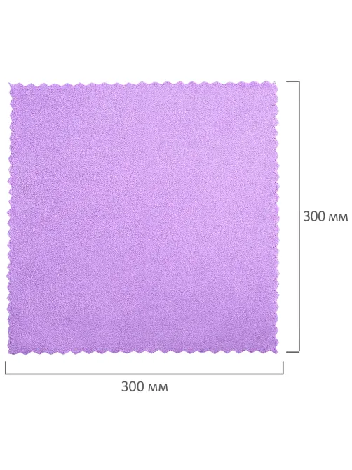 Салфетки из МИКРОФИБРЫ ПЛЮШЕВОЙ 30х30 см, КОМПЛЕКТ 20 шт., PASTEL, ассорти, 250 г/м2, LAIMA HOME, 608444