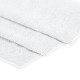Салфетка из МИКРОФИБРЫ 40х80 см, WHITE ULTRA DENSE OVERLOCK, белая, 280 г/м2, LAIMA HOME, 608227