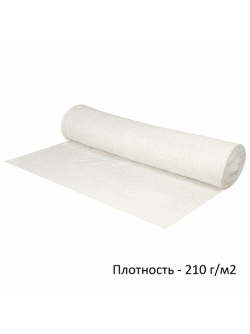 Полотно ХПП холстопрошивное ПЛОТНОЕ светлое, 1,5х50 м, 210(±10) г/м2, шаг 2,5 мм, LAIMA Премиум, 605543