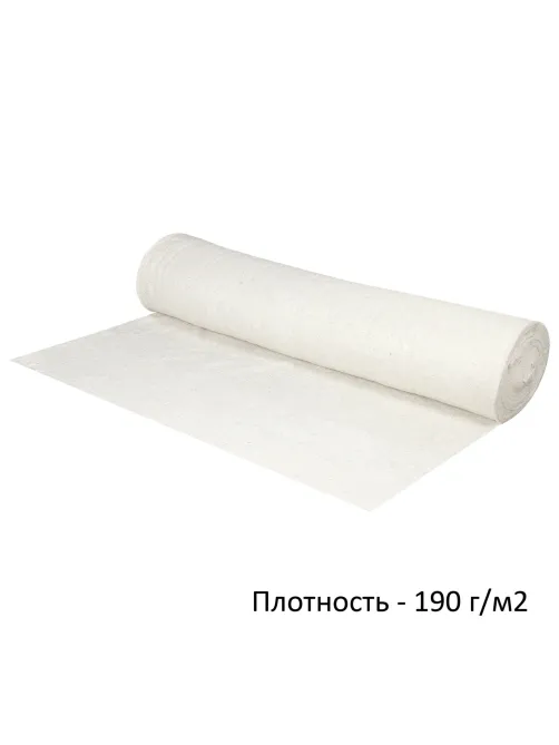 Полотно ХПП холстопрошивное ПЛОТНОЕ светлое 1,5х50 м, 190(±10) г/м2, шаг 2,5 мм, LAIMA Стандарт, 600841
