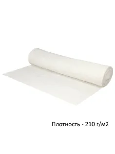 Полотно ХПП холстопрошивное ПЛОТНОЕ светлое, 1,5х50 м, 210(±10) г/м2, шаг 2,5 мм, LAIMA Премиум, 605543