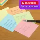 Блок для записей непроклеенный, 9х9х5 см, плотность 80 г/м2, цветной, BRAUBERG, 122339