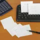 Блок для записей непроклеенный, 8х8х8 см, плотность 55 г/м2, белизна 70-80%, STAFF, 111981