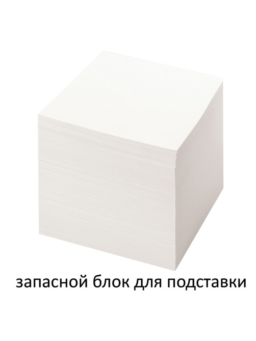 Блок для записей непроклеенный, 8х8х8 см, плотность 55 г/м2, белизна 70-80%, STAFF, 111981