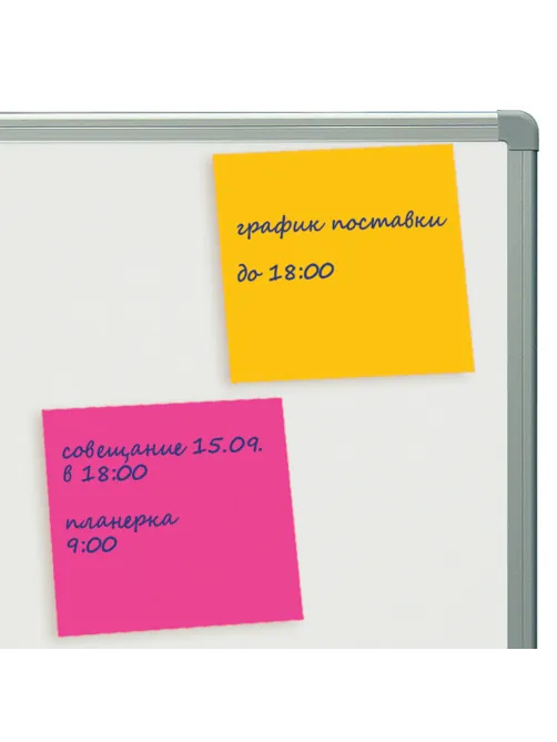 Блок самоклеящийся (стикеры) STAFF НЕОНОВЫЙ, 76х76 мм, 400 листов, 5 цветов, 129351