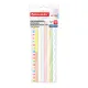 Закладки клейкие, выделители текста, BRAUBERG ULTRA PATTERN COLOR, 135х5 мм, 160 штук (8 цветов х 20 листов), 116687