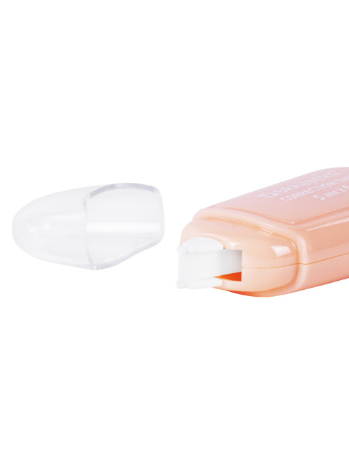 Корректирующая лента BRAUBERG COMPACT PLUS PASTEL, 5 мм х 6 м, корпус ассорти, блистер, 270551