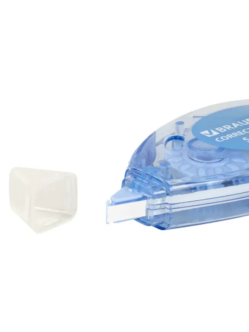 Корректирующая лента BRAUBERG PASTEL, 5 мм x 12 м, механизм перемотки, ВЫГОДНАЯ УПАКОВКА 3 штуки в блистере, 271252
