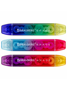 Корректирующая лента двусторонняя 5 мм x 10 м, КОМПЛЕКТ 3 штуки, BRAUBERG 
