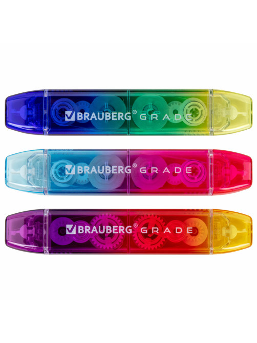 Корректирующая лента двусторонняя 5 мм x 10 м, КОМПЛЕКТ 3 штуки, BRAUBERG 