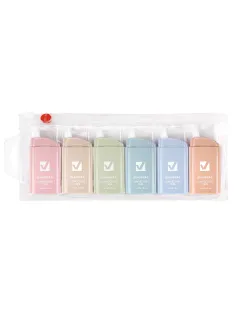 Корректирующая лента BRAUBERG COMPACT PASTEL, 5 мм х 6 м, КОМПЛЕКТ 6 штук, пенал с zip-lock, 272496