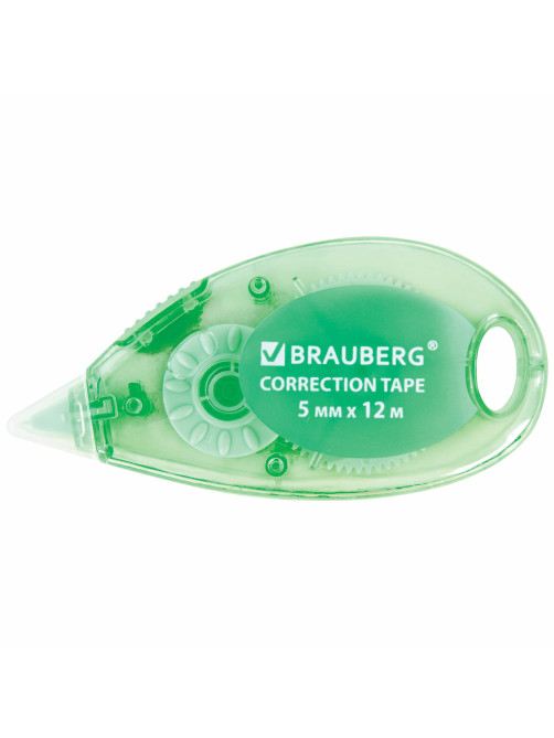 Корректирующая лента BRAUBERG PASTEL, 5 мм x 12 м, механизм перемотки, ВЫГОДНАЯ УПАКОВКА 3 штуки в блистере, 271252