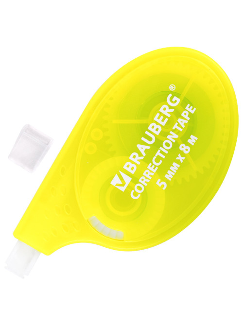 Корректирующая лента BRAUBERG ULTRA NEON, 5 мм х 8 м, ВЫГОДНАЯ УПАКОВКА 3 штуки в блистере, 272665
