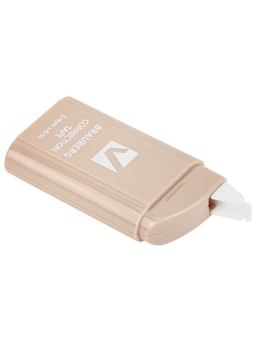 Корректирующая лента BRAUBERG COMPACT PASTEL, 5 мм х 6 м, корпус ассорти, блистер, 272495