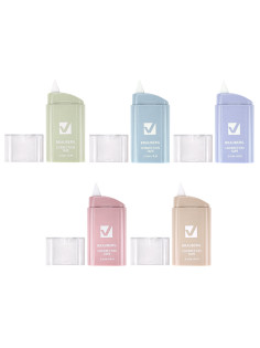 Корректирующая лента BRAUBERG COMPACT PASTEL, 5 мм х 6 м, корпус ассорти, блистер, 272495
