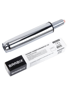 Газлифт прочный BRABIX HD-140 стандартный, ХРОМ, в открытом виде 413 мм, d 50 мм, класс 4, 533078
