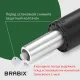 Газлифт прочный BRABIX HD-140 стандартный, черный, в открытом виде 413 мм, d 50 мм, класс 4, 533076