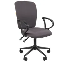 Кресло офисное Chairman CH 9801, пятилучие металл, ткань, серое, 7150936