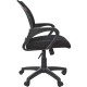 Кресло офисное Chairman CH 696, с подлокотниками, черное, 7000799