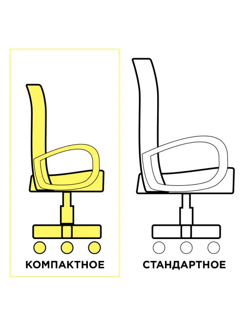 Кресло подростковое КОМПАКТНОЕ BRABIX 