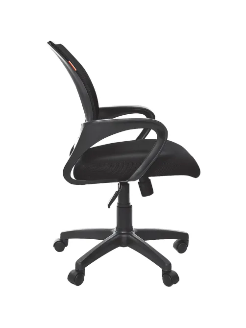 Кресло офисное Chairman CH 696, с подлокотниками, черное, 7000799