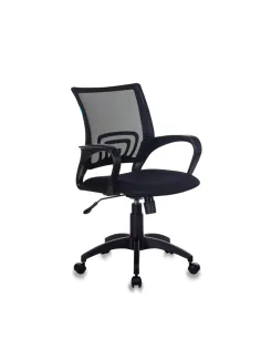 Кресло CH-695N/BLACK, с подлокотниками, сетка, черное