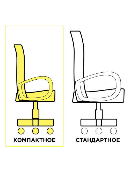 Кресло подростковое КОМПАКТНОЕ BRABIX 